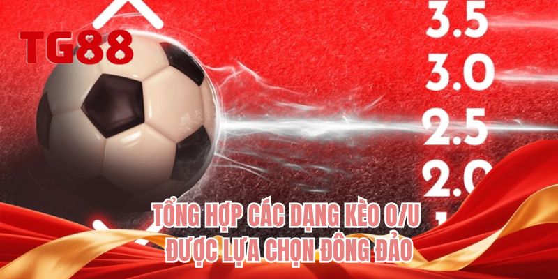 Tổng hợp các dạng kèo O/U được lựa chọn đông đảo